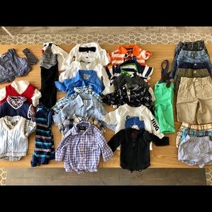 Lot of Dressy and Casual Baby Boy Clothes 3 Mo